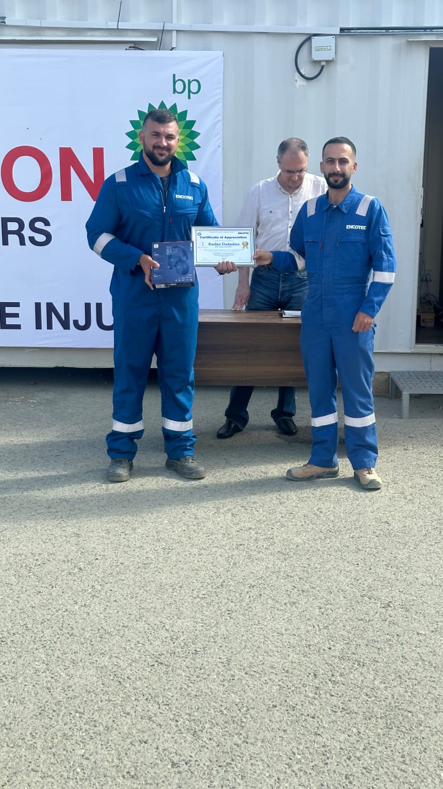 ENCOTEC celebrated 1 million LTI free manhours on BP project