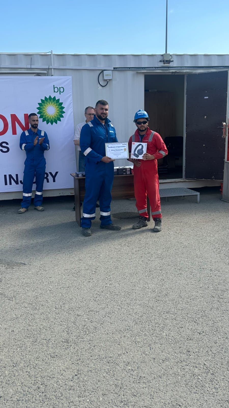 ENCOTEC celebrated 1 million LTI free manhours on BP project