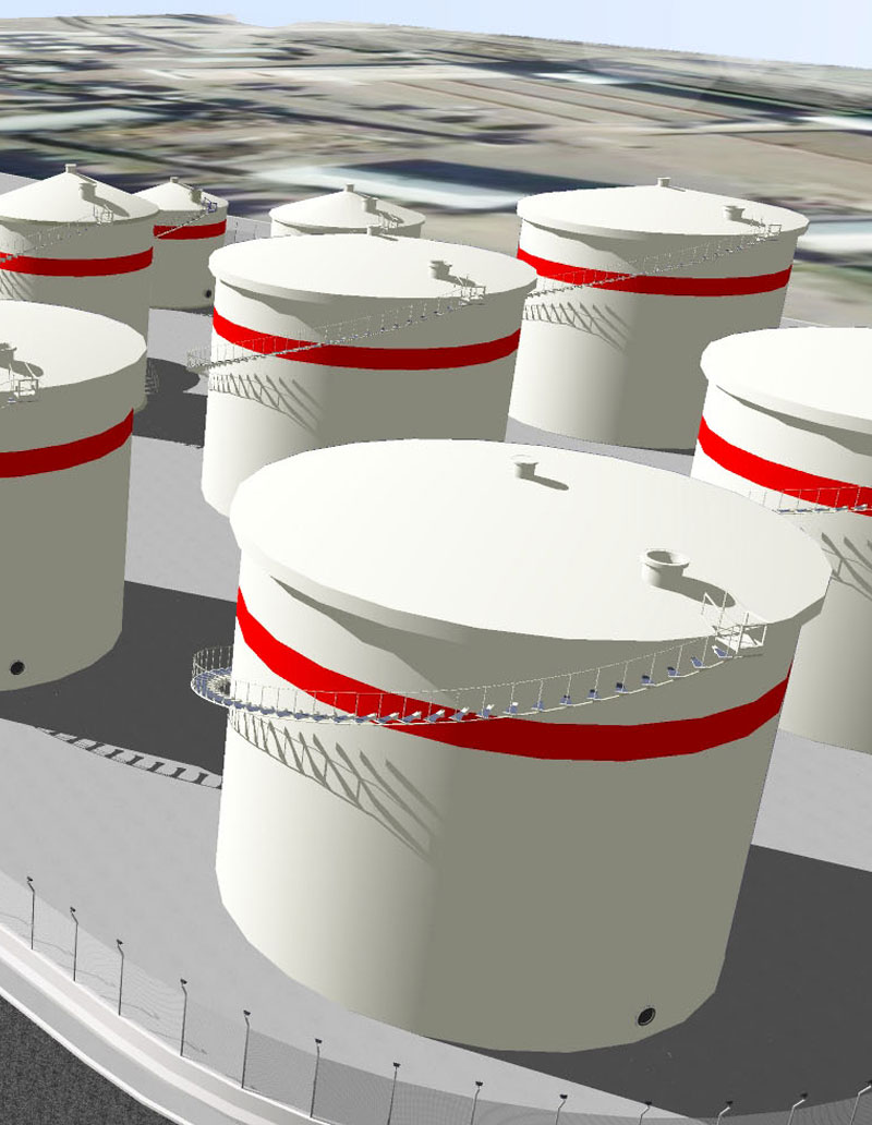 OIL BASE IN TBILISI, GEORGIA (2007-2008)